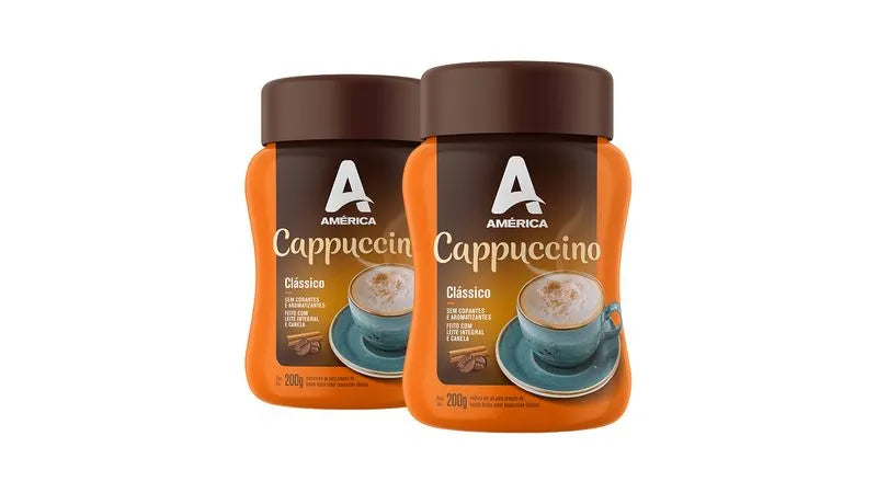 Cappuccino América Pote 200g - Tradicional